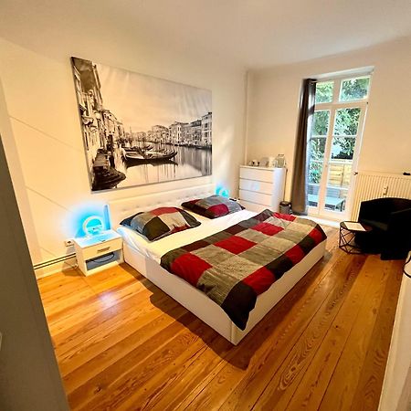 Doppelzimmer Mit Terrasse In Privatem Zuhause Lubeka Zewnętrze zdjęcie