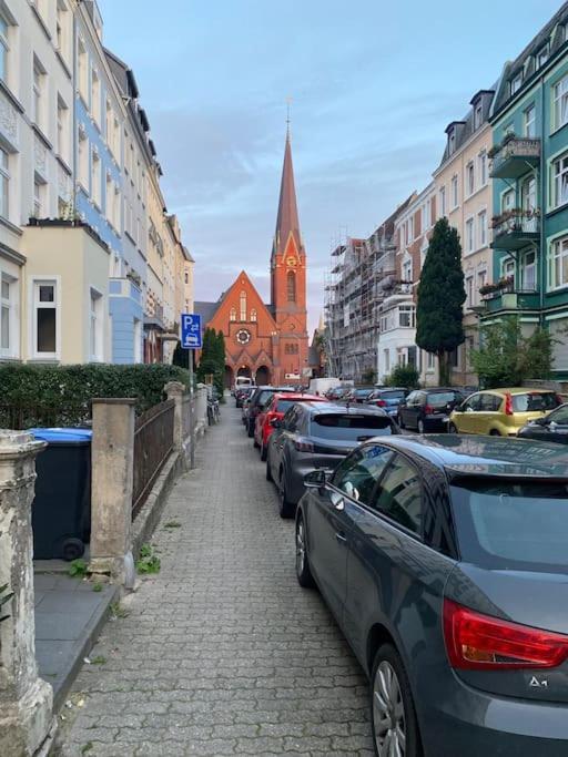 Doppelzimmer Mit Terrasse In Privatem Zuhause Lubeka Zewnętrze zdjęcie