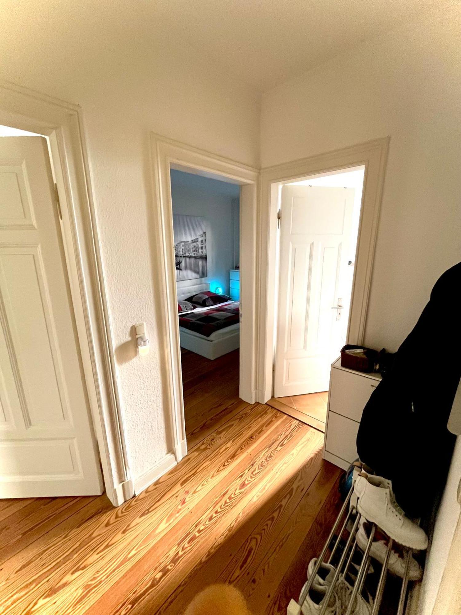 Doppelzimmer Mit Terrasse In Privatem Zuhause Lubeka Zewnętrze zdjęcie