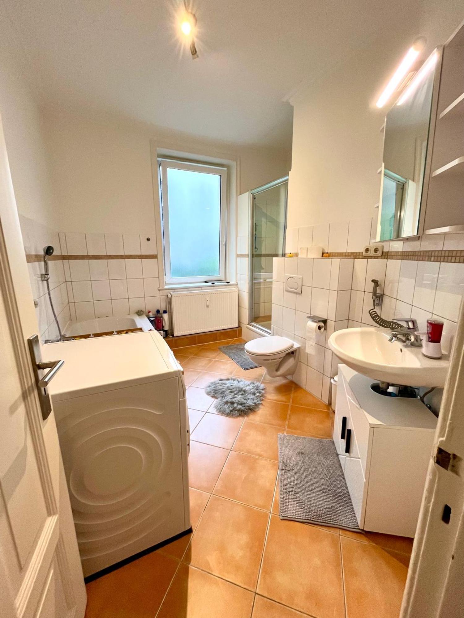 Doppelzimmer Mit Terrasse In Privatem Zuhause Lubeka Zewnętrze zdjęcie