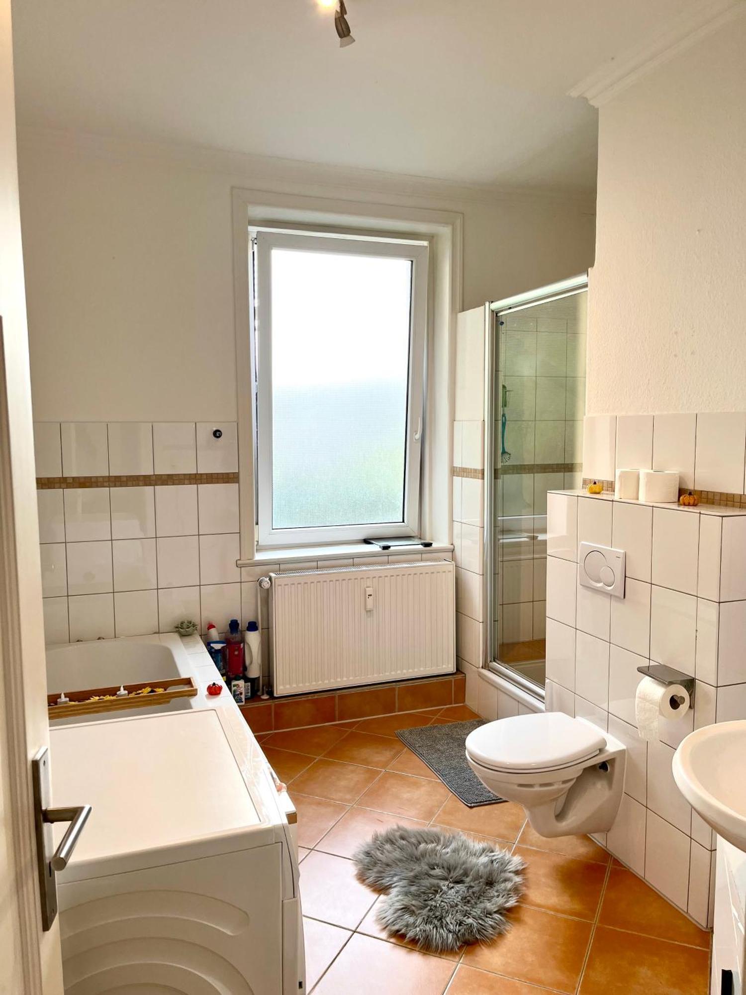 Doppelzimmer Mit Terrasse In Privatem Zuhause Lubeka Zewnętrze zdjęcie