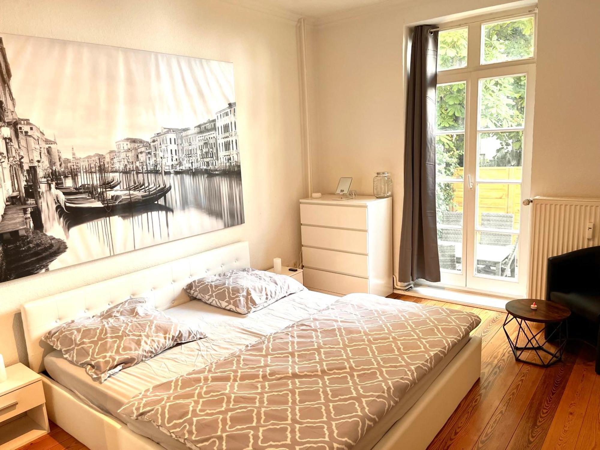 Doppelzimmer Mit Terrasse In Privatem Zuhause Lubeka Zewnętrze zdjęcie